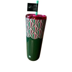 Starbucks 2024 24 oz Venti Cup Rare Design Sip or Straw Coffee Tumbler Brand New